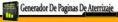 generador automatico de paginas de aterrizaje
